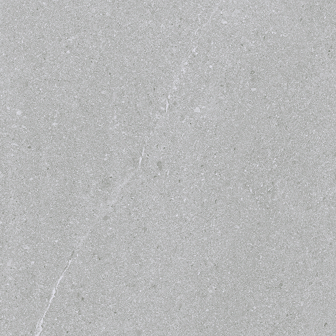 Lucille Light Grey Stone Effect Wall and Floor Tiles - 608 x 608mm