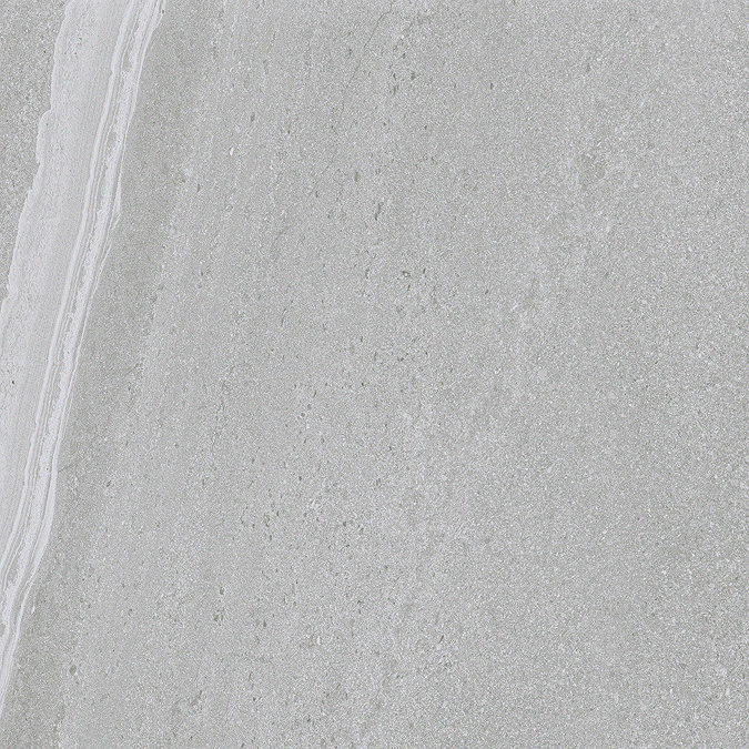 Lucille Light Grey Stone Effect Wall and Floor Tiles - 608 x 608mm