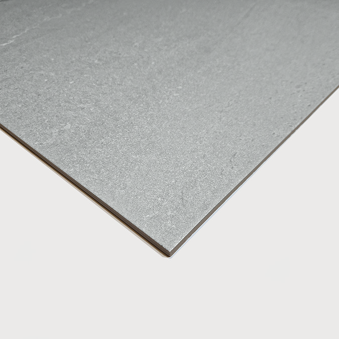 Lucille Light Grey Stone Effect Wall and Floor Tiles - 608 x 608mm