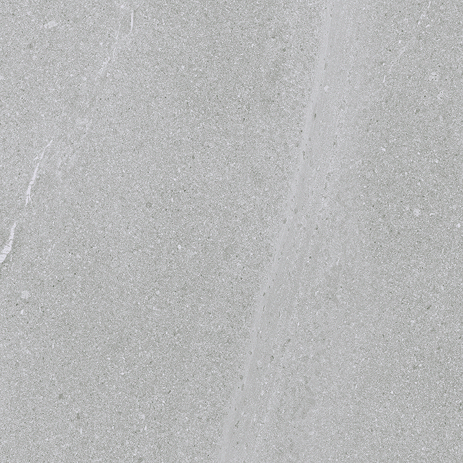 Lucille Light Grey Stone Effect Wall and Floor Tiles - 608 x 608mm