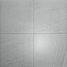 Lucille Light Grey Stone Effect Wall and Floor Tiles - 608 x 608mm