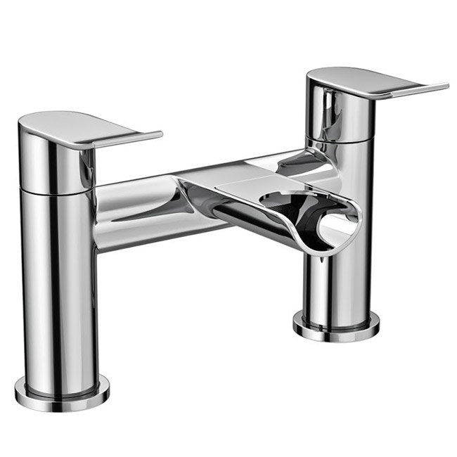 Luna Waterfall Bath Filler - Chrome Large Image