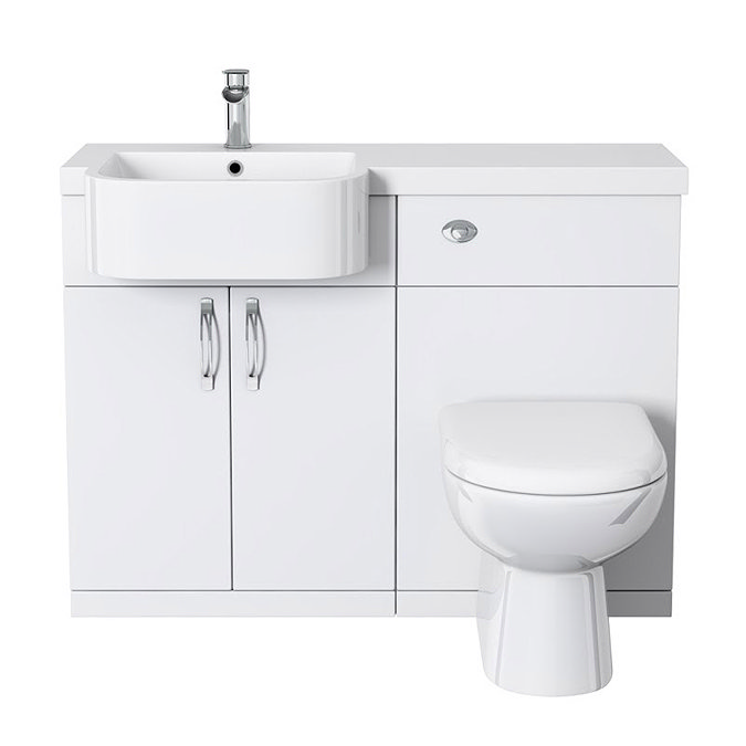 Luna Round Combination Unit - Left Hand Profile Large Image