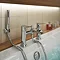 Luna Waterfall Bath Shower Mixer with Shower Kit - Chrome Profile Large Image