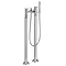 Luna Waterfall Freestanding Bath Shower Mixer Tap Large Image