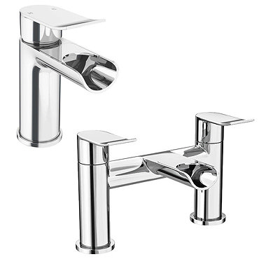 Luna Waterfall Tap Package (Bath + Basin Tap)  Feature Large Image