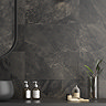 Lunara Indoor Graphite Stone Effect Wall & Floor Tiles - 300 x 600mm