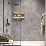 Lunara Grey Stone Effect Tiles - 300 x 600mm