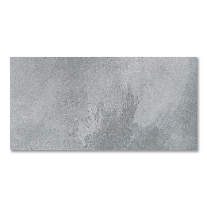 Lunara Large Format Grey Stone Effect Tiles - 600 x 1200mm