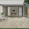 Lunara Outdoor Beige Stone Effect Tiles - 600 x 600mm