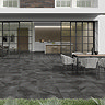 Lunara Outdoor Graphite Stone Effect Tiles - 600 x 600mm