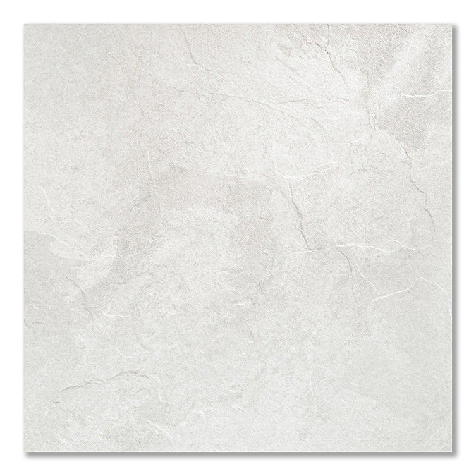 Lunara Outdoor White Stone Effect Tiles - 600 x 600mm