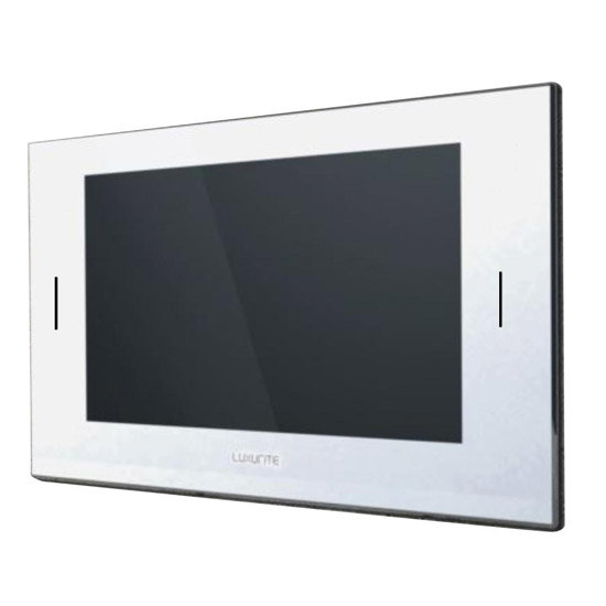 Luxurite - Waterproof LCD Televison - Pearl White Frame - Various Size Options Large Image