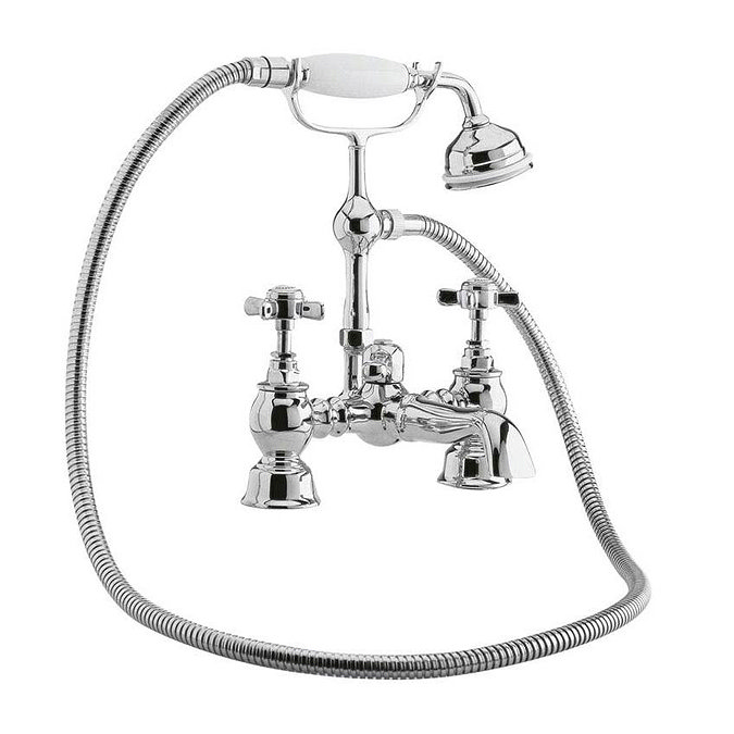 Ultra Luxury Beaumont 3/4 Inch Deck Mounted Bath Shower Mixer - Chrome - I309X Large Image