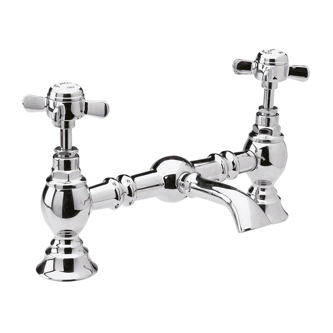 Nuie Luxury Beaumont Bridge Basin Mixer in Polished Chrome – I315X