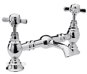 Ultra Luxury Beaumont Bridge Basin Mixer - Chrome - I315X Large Image