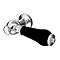 Chatsworth Ceramic Cistern Lever - Black & Chrome