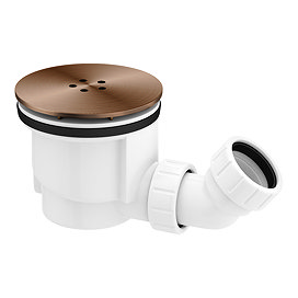 Arezzo Brushed Copper 90mm High Flow Shower Tray Waste