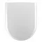 Premier Luxury D-Shape Soft Close Toilet Seat with Top Fix - White - NTS002 Large Image