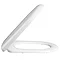 Premier Luxury D-Shape Soft Close Toilet Seat with Top Fix, Quick Release - NTS004 Profile Large Ima