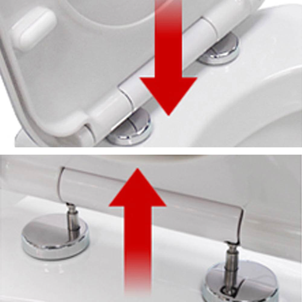 Top fixing toilet best sale seat