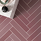 Lyndon Red Wall and Floor Tiles - 99 x 492mm