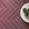 Lyndon Red Wall and Floor Tiles - 99 x 492mm