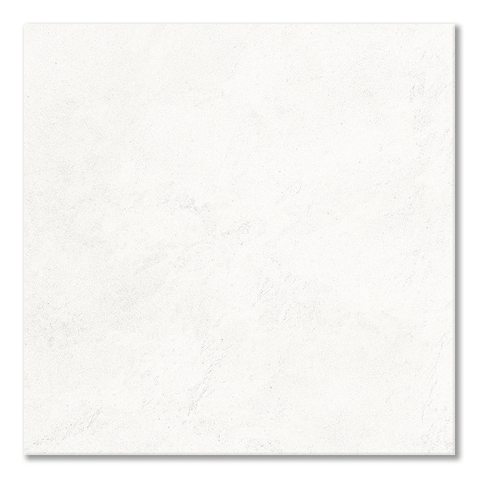 Madalena White Concrete Effect Wall & Floor Tiles - 600 x 600mm