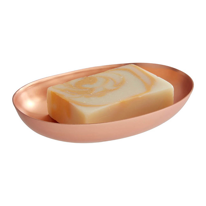 Madison Shine Copper Finish Soap Dish  Standard Large Image