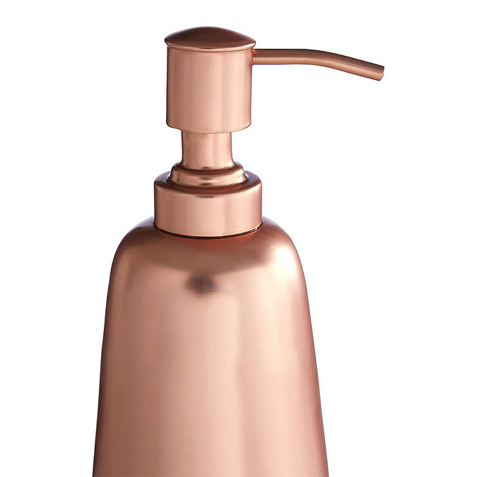 Madison Shine Copper Finish Soap Dispenser  Feature Large Image
