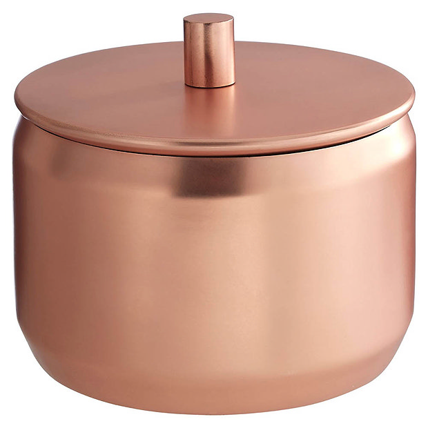 Madison Shine Copper Finish Storage Canister  Feature Large Image