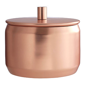 Madison Shine Copper Finish Storage Canister Large Image