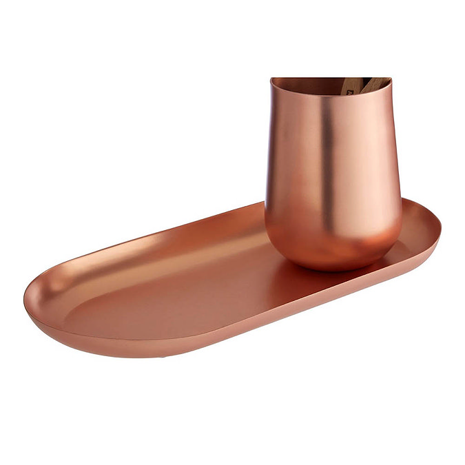 Madison Shine Copper Finish Tray  additional Large Image