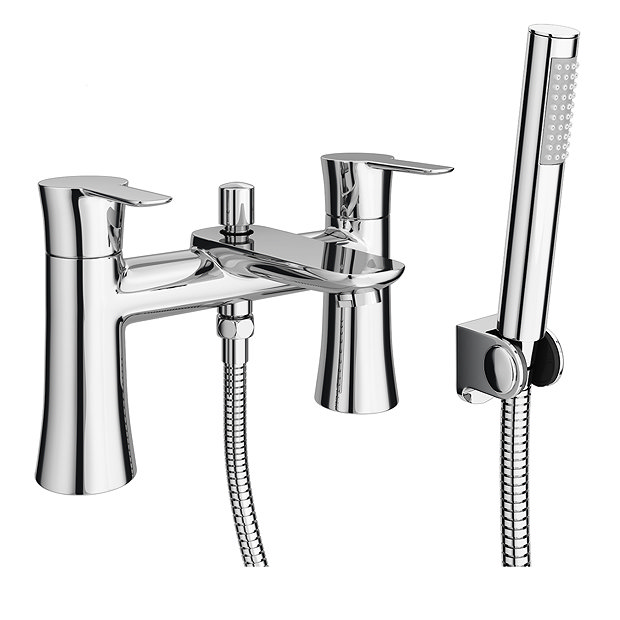 Madrid Bath Shower Mixer with Shower Kit at Victorian Plumbing UK