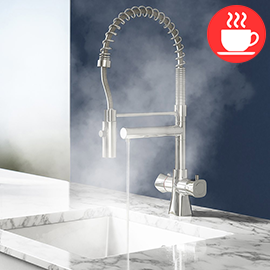 Bower Madrid Directional Spray Instant Boiling Water Tap With Boiler & Filter