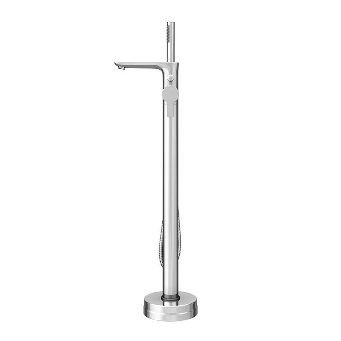 Madrid Floor Mounted Freestanding Bath Shower Mixer  In Bathroom Large Image