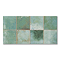 Maenza Gloss Green Rustic Wall Tiles - 316 x 600mm