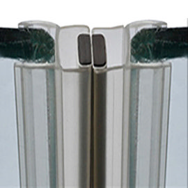 Magnetic Shower Door Seal for 4-6mm Glass Large Image
