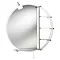 Ultra Magnum Mirror with Light & Glass Shelves - LQ310 Profile Large Image