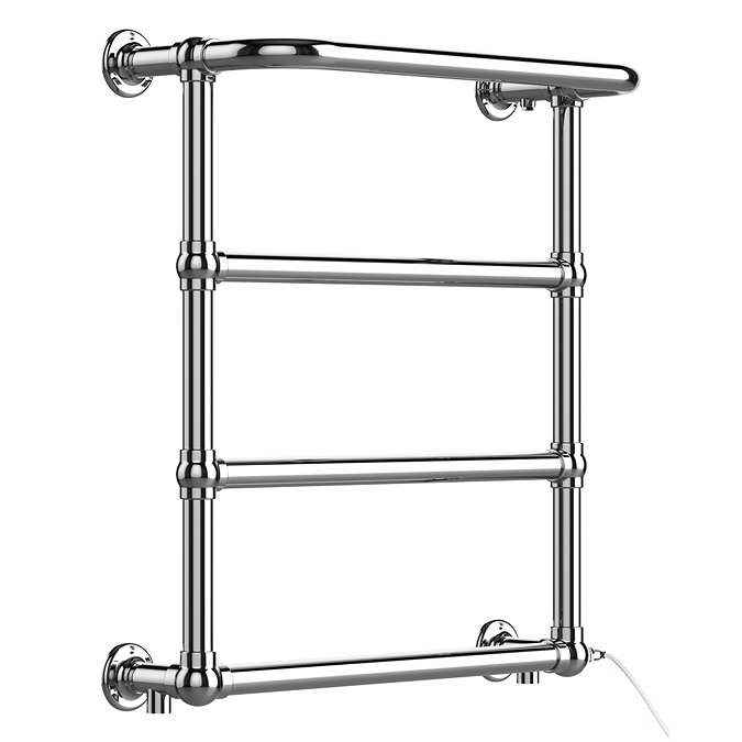 Maine 642 x 720mm Traditional Towel Rail (Includes Valves and Electric Heating Kit)