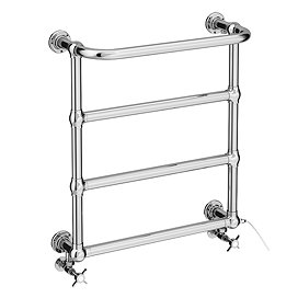 Maine 642 x 720mm Traditional Towel Rail (Includes Valves and Electric Heating Kit)