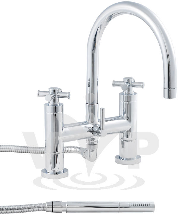 Maine Crosshead Bath Shower Mixer Large Image