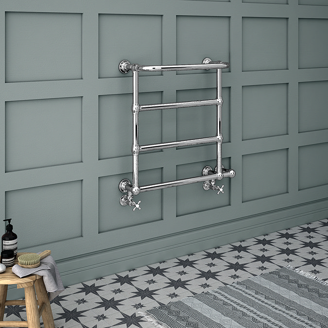 Maine Traditional Towel Rail with Connection for Heating Element