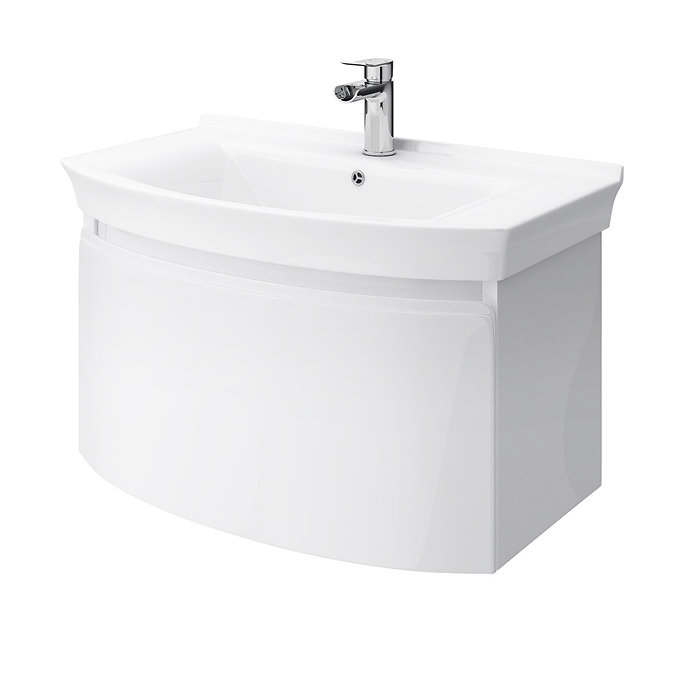 Malaga Contemporary Bathroom Suite - 4 Piece Profile Large Image