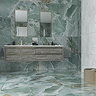Malavita Large Format Polished Green Onyx Marble Effect Wall and Floor Tiles - 600 x 1200mm