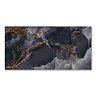 Malavita Polished Black Onyx Marble Effect Wall and Floor Tiles - 300 x 600mm