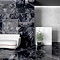 Malavita Polished Black Onyx Marble Effect Wall and Floor Tiles - 600 x 600mm