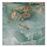 Malavita Polished Green Onyx Marble Effect Wall and Floor Tiles - 600 x 600mm