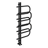 Malmo Designer Radiator 1200 x 500 Matt Black