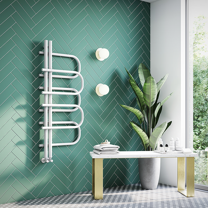 Malmo Designer Radiator 1200 x 500 White